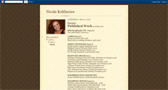 Desktop Screenshot of nicolekohlmeierresume.blogspot.com