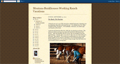Desktop Screenshot of montanabunkhouses.blogspot.com