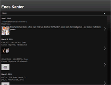 Tablet Screenshot of eneskanterlive.blogspot.com