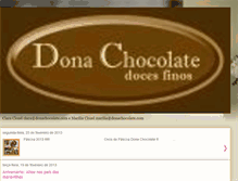 Tablet Screenshot of donachocolateitatiba.blogspot.com