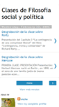 Mobile Screenshot of clasesdefilosofiasocial.blogspot.com