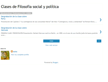 Tablet Screenshot of clasesdefilosofiasocial.blogspot.com