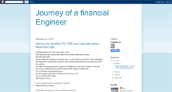 Desktop Screenshot of finance-engineer-tanmay.blogspot.com