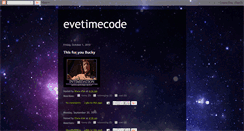 Desktop Screenshot of evetimecode.blogspot.com
