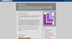 Desktop Screenshot of librelivre.blogspot.com