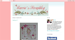 Desktop Screenshot of marrie-scrapblog.blogspot.com