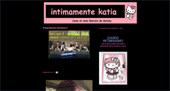 Desktop Screenshot of intimamentekatia.blogspot.com