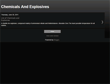 Tablet Screenshot of chemsandexplosives.blogspot.com