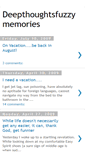 Mobile Screenshot of deepthoughtsfuzzymemories.blogspot.com