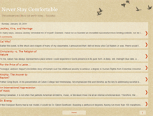 Tablet Screenshot of neverstaycomfortable.blogspot.com