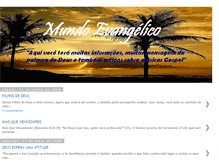 Tablet Screenshot of mundoevangelicos.blogspot.com