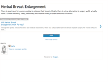 Tablet Screenshot of herbal-breastenlargement.blogspot.com