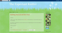 Desktop Screenshot of expectantknitter.blogspot.com