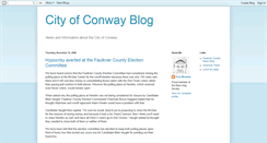 Desktop Screenshot of cityofconway.blogspot.com