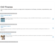Tablet Screenshot of chefinanzasblog.blogspot.com