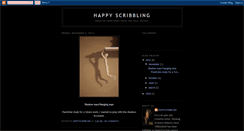 Desktop Screenshot of happyscribbling.blogspot.com