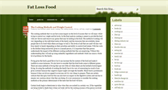 Desktop Screenshot of fat-loss-food.blogspot.com