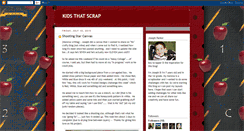 Desktop Screenshot of kidsthatscrap.blogspot.com