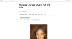 Desktop Screenshot of natasha-shyrose.blogspot.com