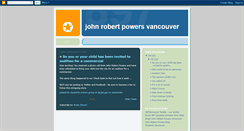 Desktop Screenshot of johnrobertpowersvancouver.blogspot.com