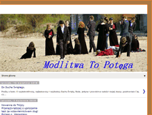 Tablet Screenshot of modlitwatopotega.blogspot.com