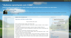Desktop Screenshot of mulherescaminhandocomcristo.blogspot.com
