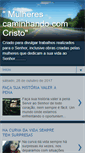 Mobile Screenshot of mulherescaminhandocomcristo.blogspot.com