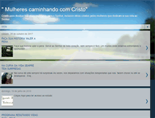 Tablet Screenshot of mulherescaminhandocomcristo.blogspot.com