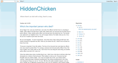 Desktop Screenshot of hiddenchicken.blogspot.com