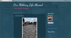 Desktop Screenshot of ourmilitarylifeabroad.blogspot.com