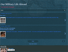 Tablet Screenshot of ourmilitarylifeabroad.blogspot.com