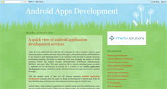 Desktop Screenshot of androidappsdevelopmentservice.blogspot.com