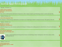 Tablet Screenshot of androidappsdevelopmentservice.blogspot.com