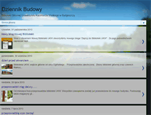 Tablet Screenshot of dziennikbudowybgukw.blogspot.com
