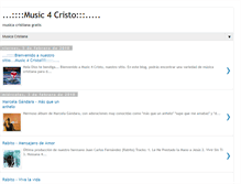 Tablet Screenshot of music4cristo.blogspot.com