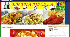 Desktop Screenshot of khanamasala.blogspot.com