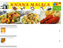 Tablet Screenshot of khanamasala.blogspot.com