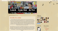 Desktop Screenshot of christianartbyleahsparks.blogspot.com