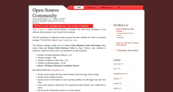 Desktop Screenshot of open-source-community.blogspot.com