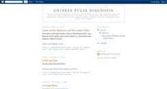 Desktop Screenshot of chinesepulsediagnosis.blogspot.com