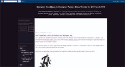 Desktop Screenshot of designerhandbagstrends.blogspot.com