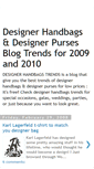 Mobile Screenshot of designerhandbagstrends.blogspot.com