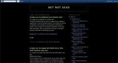 Desktop Screenshot of netnotdead.blogspot.com