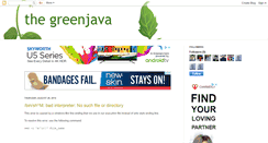 Desktop Screenshot of greeenjava.blogspot.com