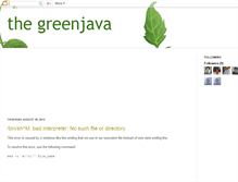 Tablet Screenshot of greeenjava.blogspot.com