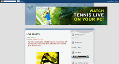 Desktop Screenshot of live-tennissports.blogspot.com