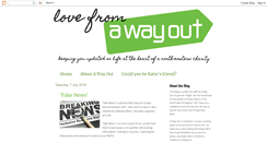 Desktop Screenshot of lovefromawayout.blogspot.com