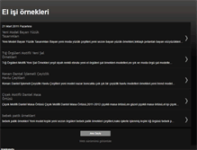 Tablet Screenshot of elisleriornekleri.blogspot.com