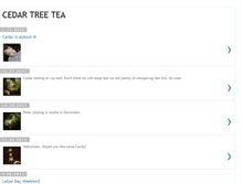 Tablet Screenshot of cedartreetea.blogspot.com