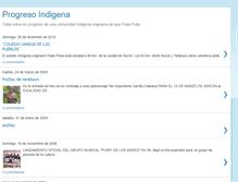 Tablet Screenshot of progresoindigena.blogspot.com